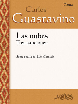 cover image of Las nubes  Tres canciones